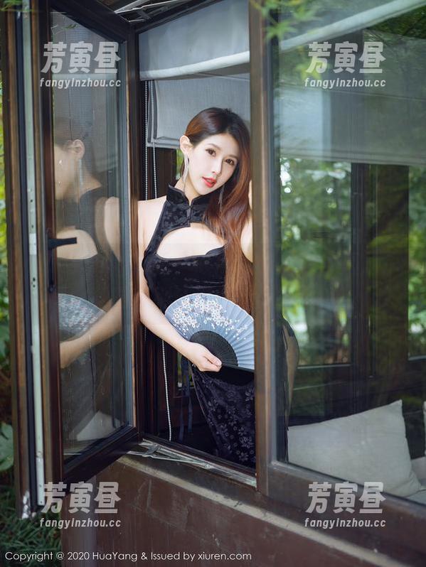 HuaYang花漾-顾欣怡 HuaYang花漾 - 顾欣怡的黑色写真,下载时可别让黑色给染指哦!